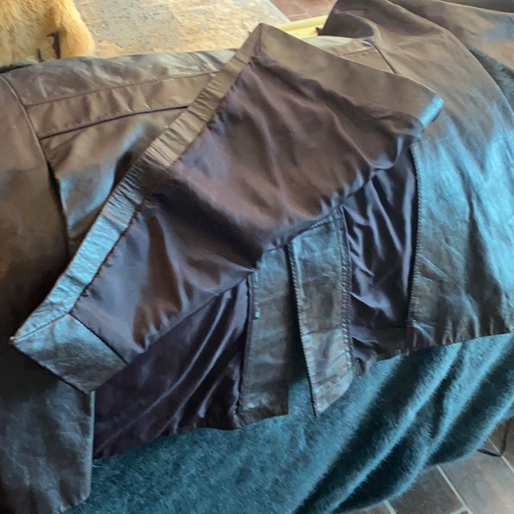 Mocha Leather jacket - Picture 7 of 8